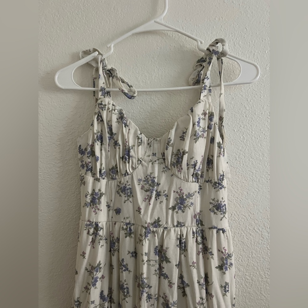 floral dress & bow